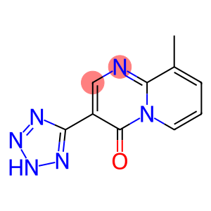 4H-Pyrido(1,2-A)pyrimidin-4-one, 9-methyl-3-(1H-tetrazol-5-yl)-