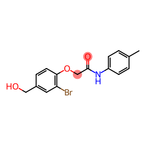 2-[2-BROMO-4-(HYDROXYMETHYL)PHENOXY]-N-(4-METHYLPHENYL)-ACETAMIDE