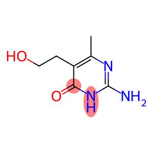 2-AMINO-6-HYDROXY-5-(B-HYDROXYETHYL)-4-METHYLPYRIMIDINE