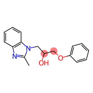 1-(2-methyl-1H-benzimidazol-1-yl)-3-phenoxypropan-2-ol