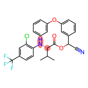 (RS)-A-CYANO-3-PHENOXYBENZYL-(R)-2-[2-CHLORO-4-(TRIFLUOROMETHYL)-ANILINO]-3-METHYLBUTANOATE