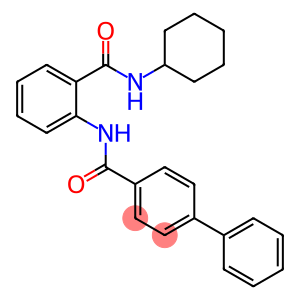 N-{2-[(cyclohexylamino)carbonyl]phenyl}-4-biphenylcarboxamide