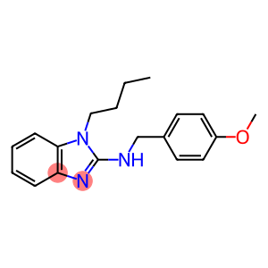 1H-Benzimidazol-2-amine, 1-butyl-N-[(4-methoxyphenyl)methyl]-