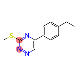 5-(p-Ethylphenyl)-3-methylthio-1,2,4-triazine