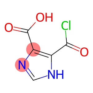 1H-Imidazole-4-carboxylic acid, 5-(chlorocarbonyl)- (9CI)