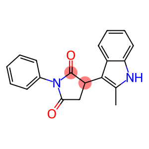 3-(2-methyl-1H-indol-3-yl)-1-phenyl-pyrrolidine-2,5-dione