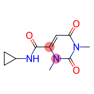 4-Pyrimidinecarboxamide, N-cyclopropyl-1,2,3,6-tetrahydro-1,3-dimethyl-2,6-dioxo- (9CI)