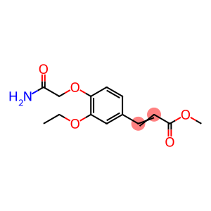 3-[4-(2-氨基-2-氧代-乙氧基)-3-乙氧基-苯基]丙烯酸甲酯