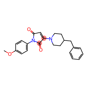 3-(4-BENZYLPIPERIDIN-1-YL)-1-(4-METHOXYPHENYL)-1H-PYRROLE-2,5-DIONE
