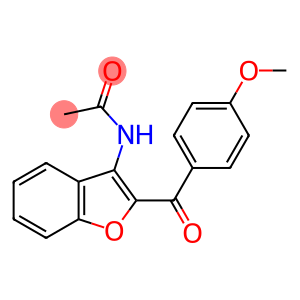 N-(2-(4-Methoxybenzoyl)benzofuran-3-yl)acetamide