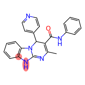 2-methyl-N-phenyl-4-(pyridin-4-yl)-1,4-dihydropyrimido[1,2-a]benzimidazole-3-carboxamide