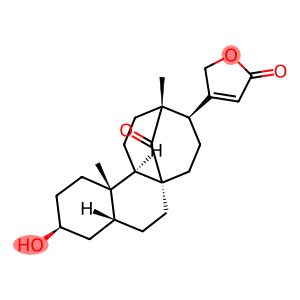 3β-Hydroxy-14-oxo-8,15-cyclo-14,15-seco-5β-card-20(22)-enolide