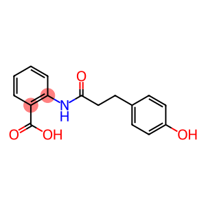 2-[[3-(4-hydroxyphenyl)-1-oxopropyl]amino]benzoic acid