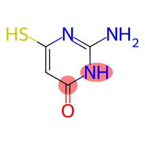 2-Amino-6-mercaptopyrimidin-4(1H)-one