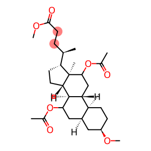 3α-Methoxy-7,12-bis(acetyloxy)-5β-cholan-24-oic acid methyl ester