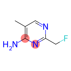 4-Pyrimidinamine, 2-(fluoromethyl)-5-methyl- (9CI)