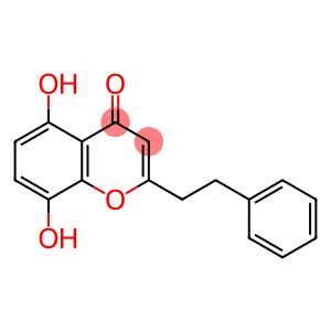 4H-1-Benzopyran-4-one, 5,8-dihydroxy-2-(2-phenylethyl)-