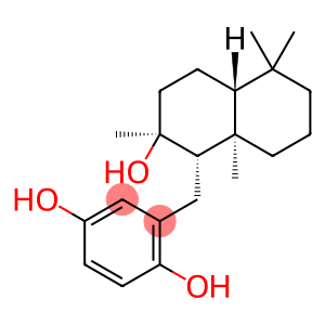 2-[[(1S,4aβ)-Decahydro-2β-hydroxy-2,5,5,8aα-tetramethylnaphthalen-1α-yl]methyl]-1,4-benzenediol