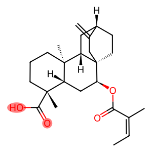 (4R,5β,8α,9β,10α,12α)-7β-[[(Z)-2-Methyl-1-oxo-2-butenyl]oxy]atis-16-en-18-oic acid