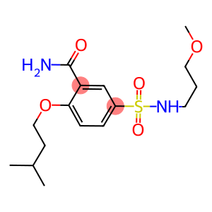 2-(isopentyloxy)-5-{[(3-methoxypropyl)amino]sulfonyl}benzamide
