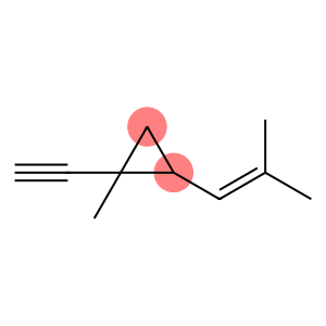 Cyclopropane, 1-ethynyl-1-methyl-2-(2-methyl-1-propen-1-yl)-