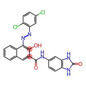 2-Naphthalenecarboxamide, 4-(2,5-dichlorophenyl)azo-N-(2,3-dihydro-2-oxo-1H-benzimidazol-5-yl)-3-hydroxy-