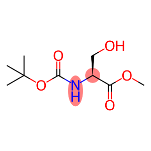 Serine, N-[(1,1-dimethylethoxy)carbonyl]-, methyl ester