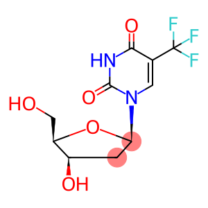 2,4(1h,3h)-pyrimidinedione,1-(2-deoxy-beta-d-ribofuranosyl)-5-(trifluorometh