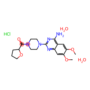 1-(4-Amino-6,7-dimethoxy-2-quinazolinyl)-4-(tetrahydro-2-furoyl)pipera zine