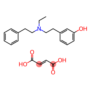 Phenol, m-(2-(N-ethylphenethylamino)ethyl)-, fumarate (1:1)