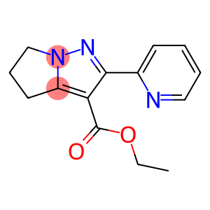 4H-Pyrrolo[1,2-b]pyrazole-3-carboxylic acid, 5,6-dihydro-2-(2-pyridinyl)-, ethyl ester