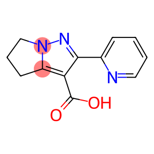 4H-Pyrrolo[1,2-b]pyrazole-3-carboxylic acid, 5,6-dihydro-2-(2-pyridinyl)-