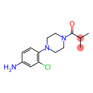 1-[4-(4-氨基-2-氯-苯基)-哌嗪-1-基]-2-甲基-丙-1-酮