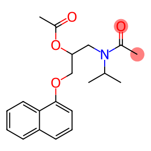 Acetamide, N-(2-(acetyloxy)-3-(1-naphthalenyloxy)propyl)-N-(1-methylethyl)-