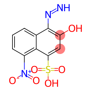 4-Diazenyl-3-hydroxy-8-nitro-1-naphthalenesulfonic acid