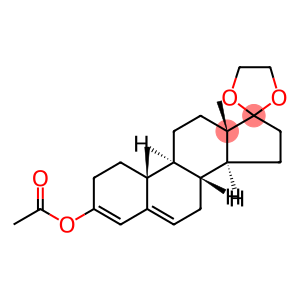 Androsta-3,5-dien-17-one, 3-(acetyloxy)-, cyclic 17-(1,2-ethanediyl acetal)