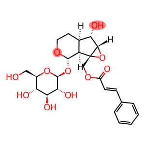 [(1aS,1bα,5aα,6aβ)-Octahydro-6α-hydroxy-1aβ-[[[(E)-1-oxo-3-phenyl-2-propenyl]oxy]methyl]oxireno[4,5]cyclopenta[1,2-c]pyran-2α-yl]β-D-glucopyranoside