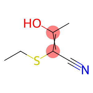 2-Butenenitrile, 2-(ethylthio)-3-hydroxy- (9CI)