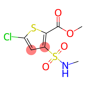 5-chloro-3-(methylamino)sulfamoyl-2-carboxylic acid methyl ester