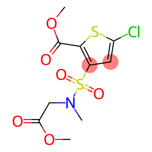 5-Chloro-3-[N-(methoxy-carbonyl-methyl)sulfamoyl]-2-thiophene ca