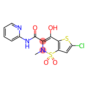 6-氯-4-羟基-2-甲基-3-(2-吡啶氨基甲酰基)-2H-噻吩并[2,3-e]-1,2-噻嗪-1,1-二氧化物