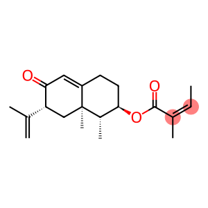 2-Butenoic acid, 2-methyl-, (1R,2R,7R,8aR)-1,2,3,4,6,7,8,8a-octahydro-1,8a-dimethyl-7-(1-methylethenyl)-6-oxo-2-naphthalenyl ester, (2Z)-