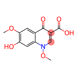 1,4-dihydro-1,6-dimethoxy-7-hydroxy-4-oxoquinoline-3-carboxylic acid
