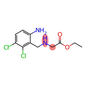 Glycine, N-[(6-amino-2,3-dichlorophenyl)methyl]-, ethyl ester