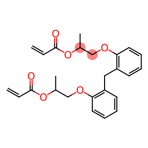 Bisacrylic acid methylenebis[2,1-phenyleneoxy(1-methyl-2,1-ethanediyl)] ester