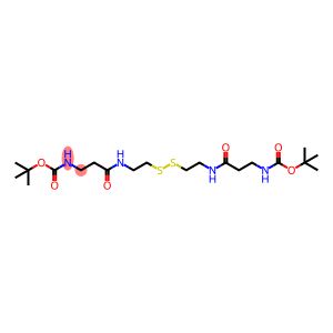 9,10-Dithia-2,6,13,17-tetraazaoctadecanedioic acid, 5,14-dioxo-, 1,18-bis(1,1-dimethylethyl) ester