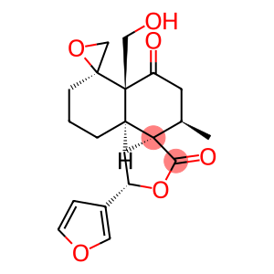 (3R,5S,5'R)-5-(3-Furyl)-2',3',4,5,6',7',8',8'aβ-octahydro-4'aα-hydroxymethyl-2'α-methyldispiro[furan-3(2H),1'(5'H)-naphthalene-5',2''-oxirane]-2,4'(4'aH)-dione