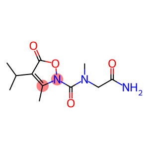 2(5H)-Isoxazolecarboxamide,  N-(2-amino-2-oxoethyl)-N,3-dimethyl-4-(1-methylethyl)-5-oxo-