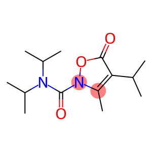 2(5H)-Isoxazolecarboxamide,  3-methyl-N,N,4-tris(1-methylethyl)-5-oxo-