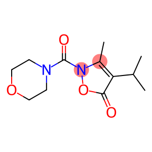Morpholine,  4-[[3-methyl-4-(1-methylethyl)-5-oxo-2(5H)-isoxazolyl]carbonyl]-  (9CI)